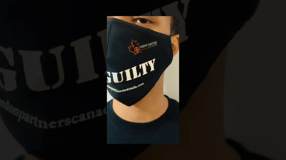 Not Guilty Mask - Black